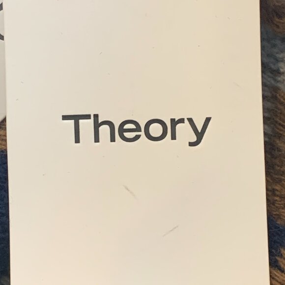 Theory Wm's Fair Isle Wool & Cashmere Sweater - Navy Small #0574 - Picture 7 of 7